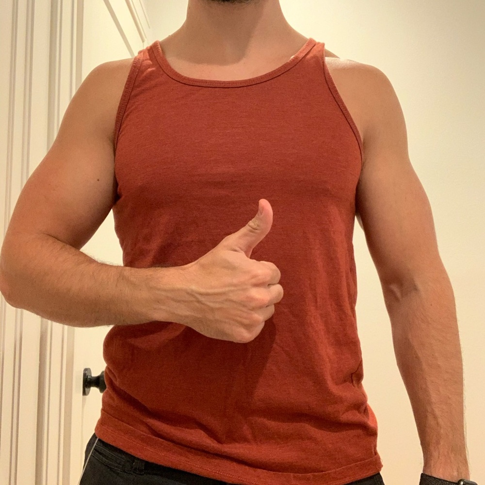 Red Cotton Tanktop